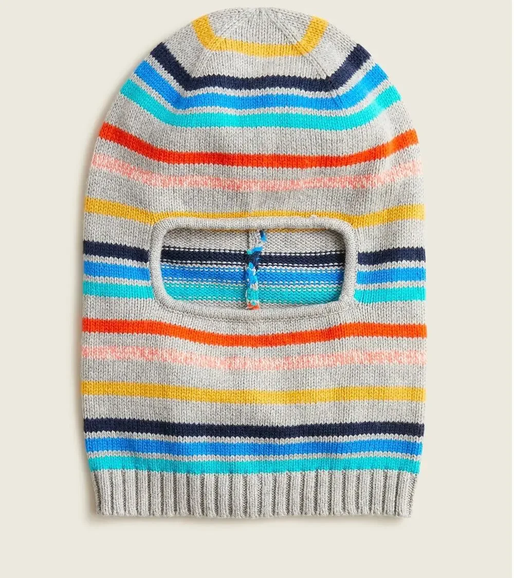 Crewcuts Kids Balaclava Rainbow Stripe Winter Hat Ski Snowboard Boys S M